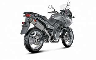 Akrapovic Slip-on Line Titanium zonder E-keur Suzuki V-Strom 650 2004-2011